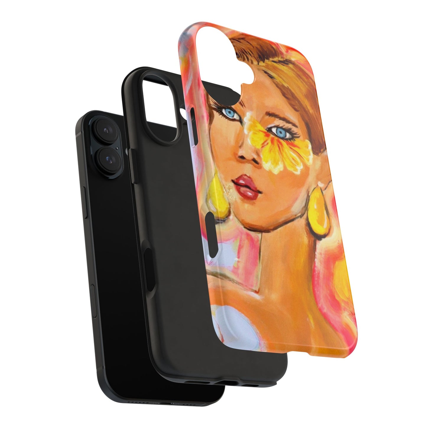 Tough Phone Case — Sunlit Portrait Art Design