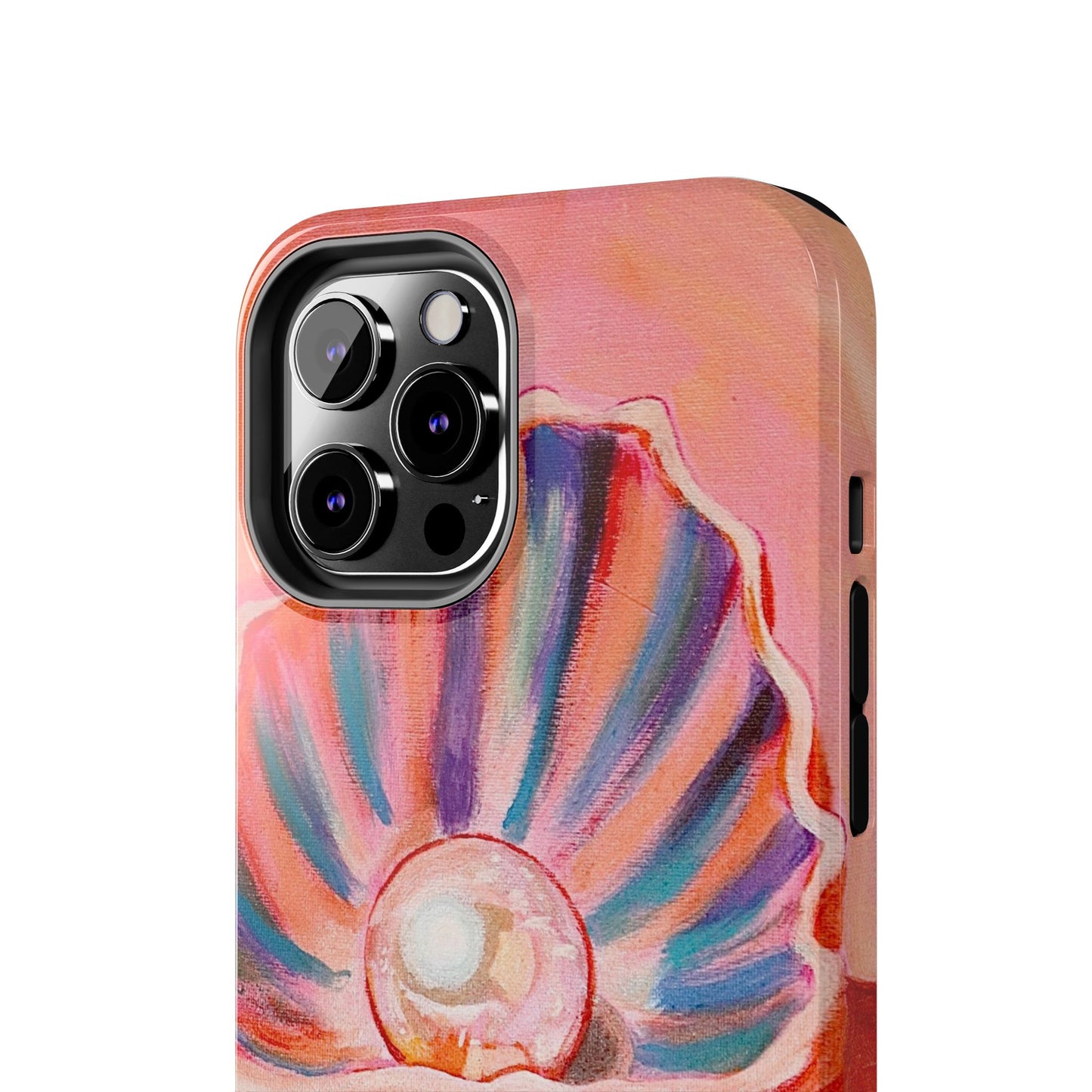 Pearl Shell Paiting — Pink Seashell Art iPhone Cover