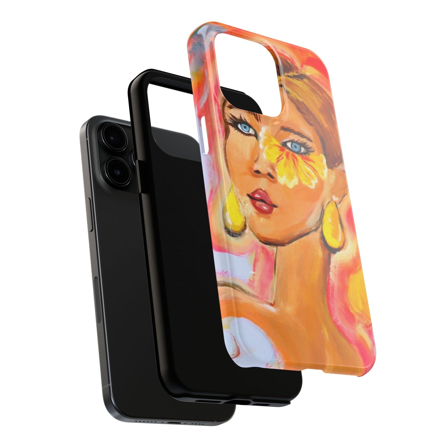 Tough Phone Case — Sunlit Portrait Art Design