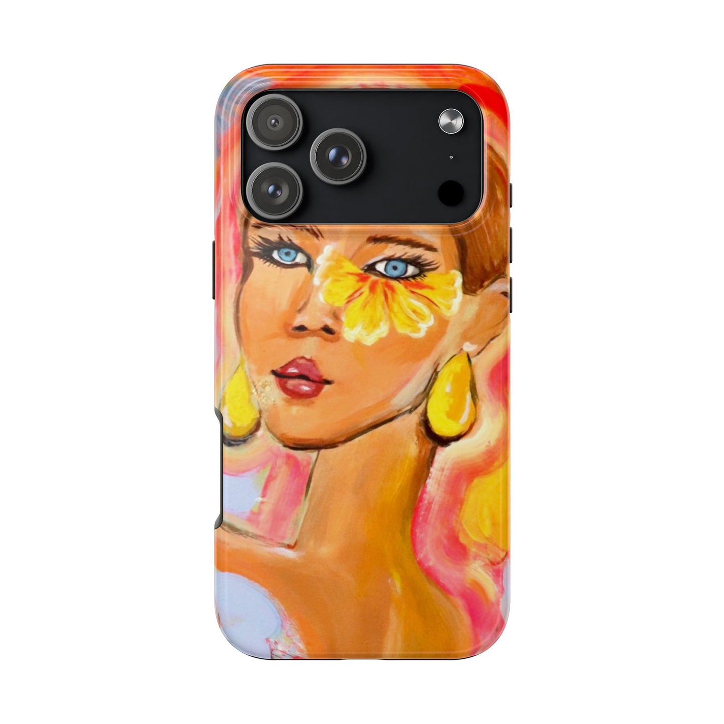 Tough Phone Case — Sunlit Portrait Art Design