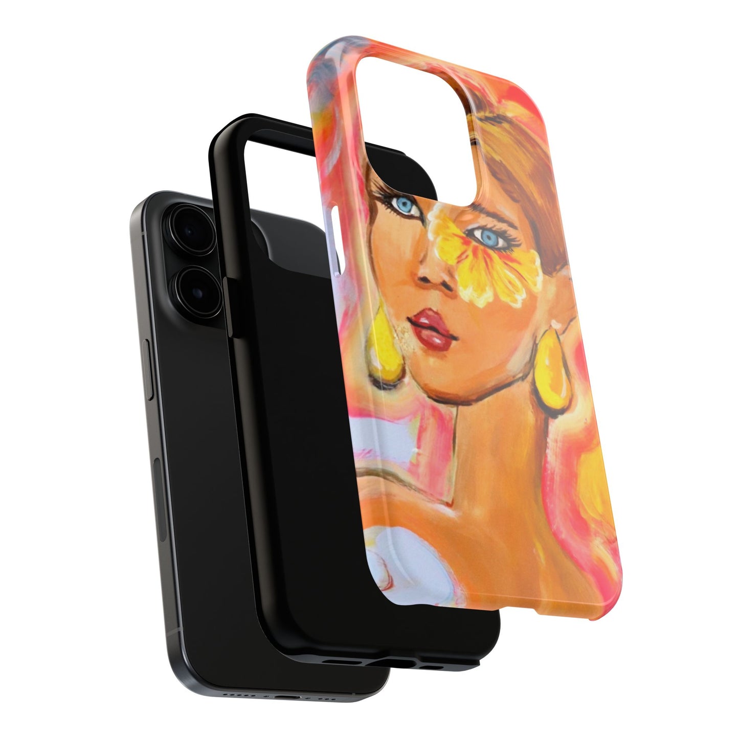 Tough Phone Case — Sunlit Portrait Art Design