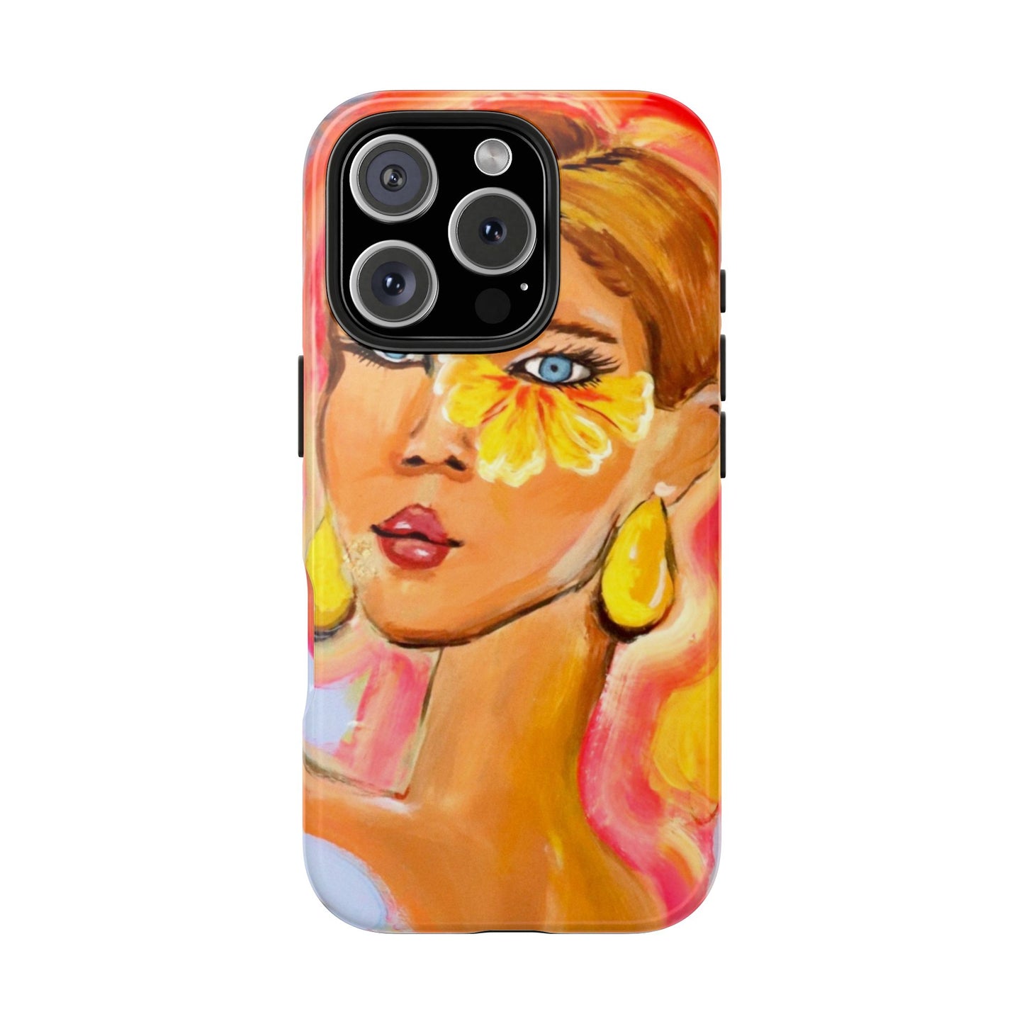 Tough Phone Case — Sunlit Portrait Art Design