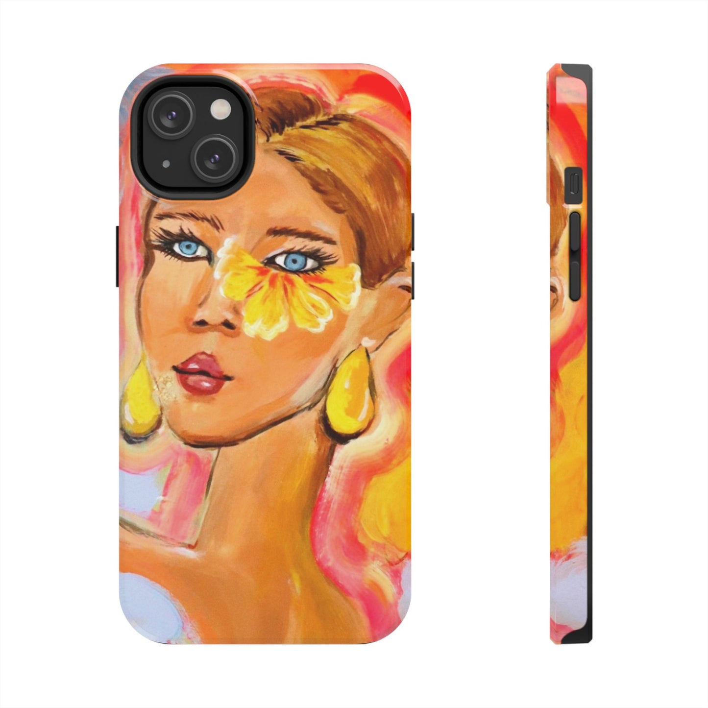 Tough Phone Case — Sunlit Portrait Art Design