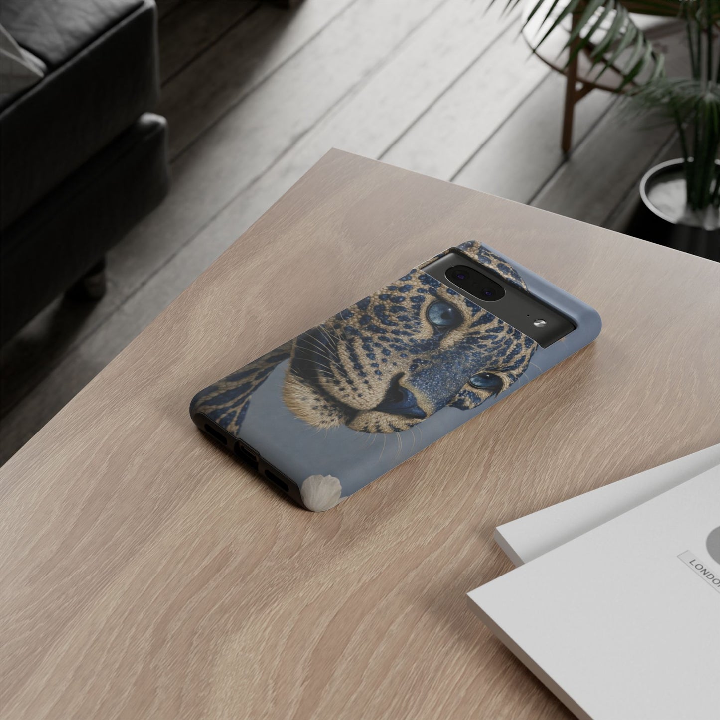 Blue Jaguar Art Protective Cover