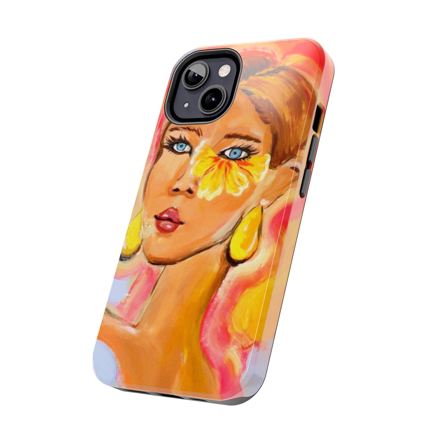 Tough Phone Case — Sunlit Portrait Art Design