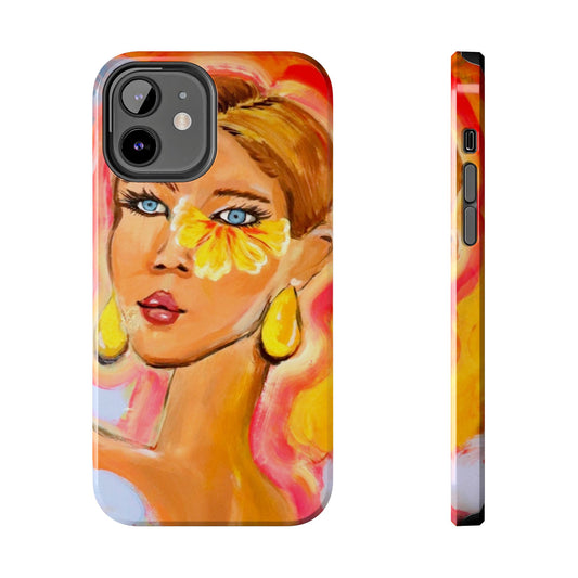 Tough Phone Case — Sunlit Portrait Art Design