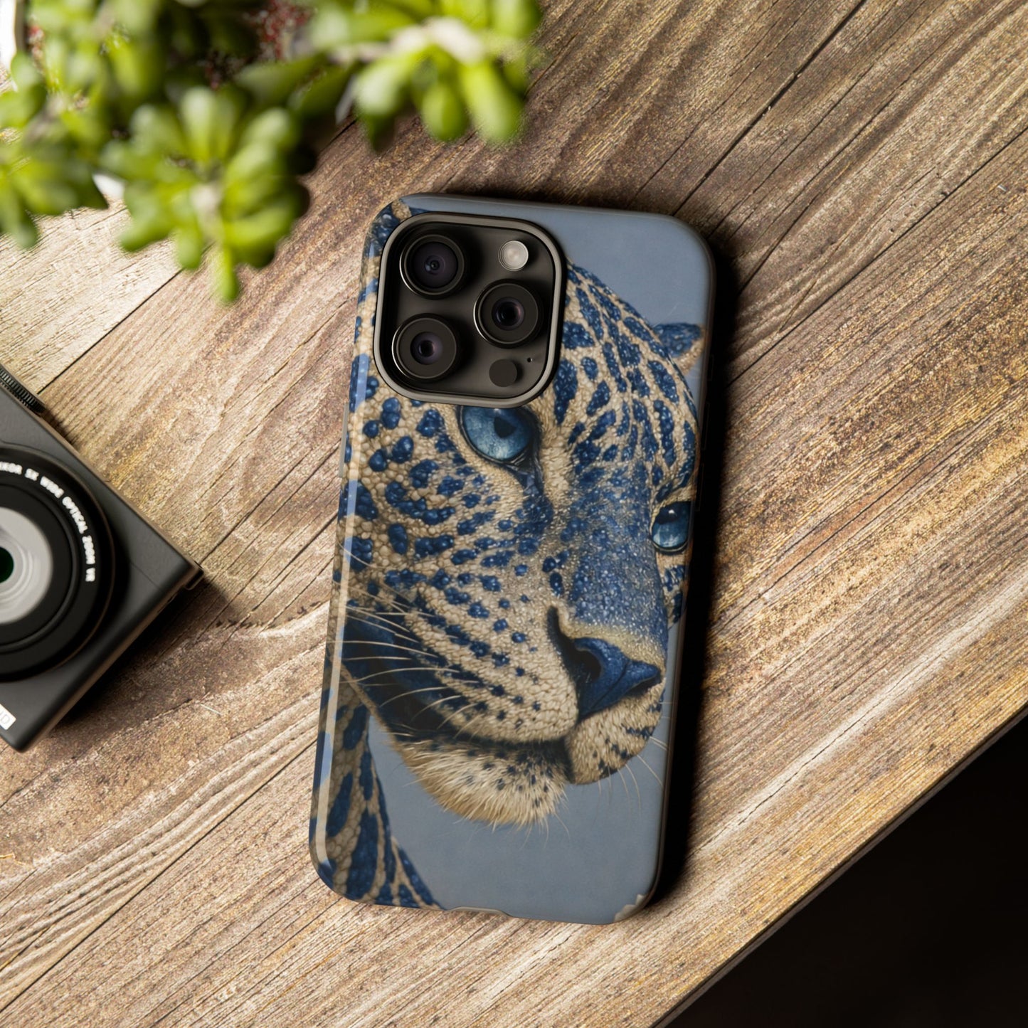 Blue Jaguar Art Protective Cover