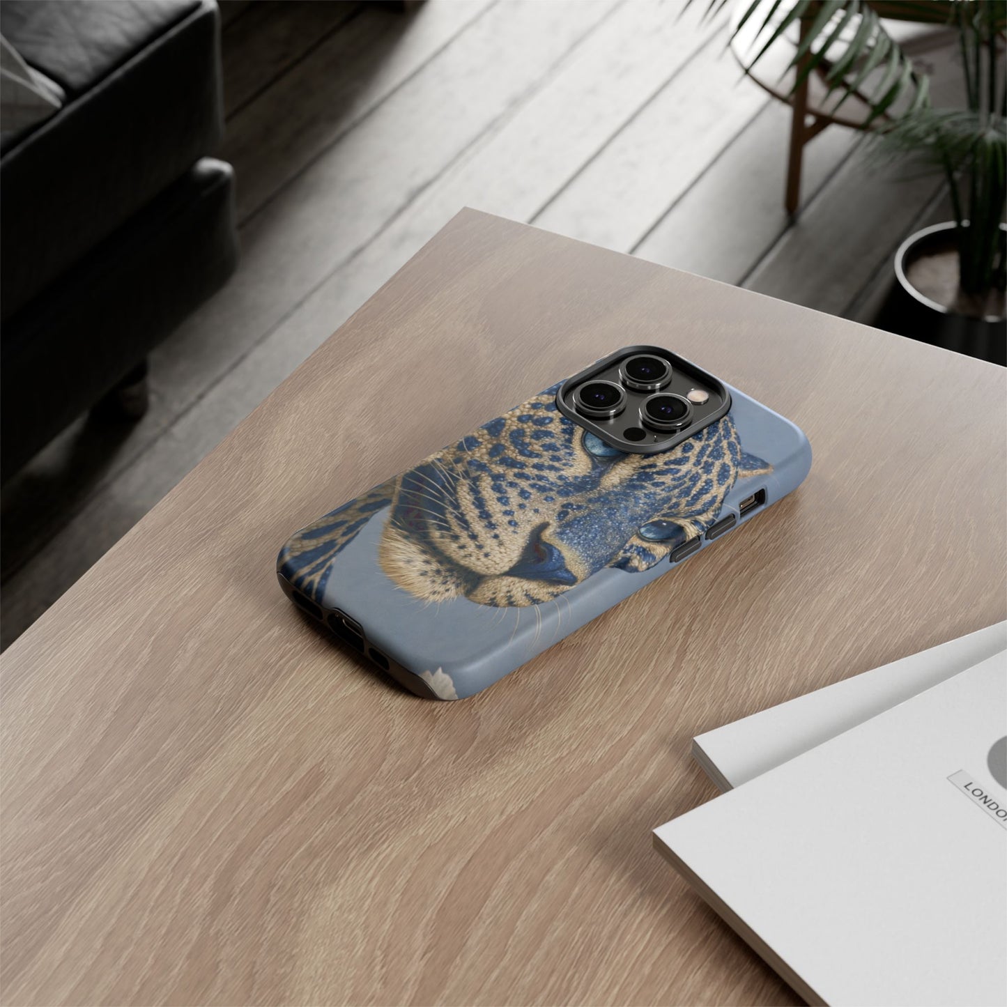 Blue Jaguar Art Protective Cover