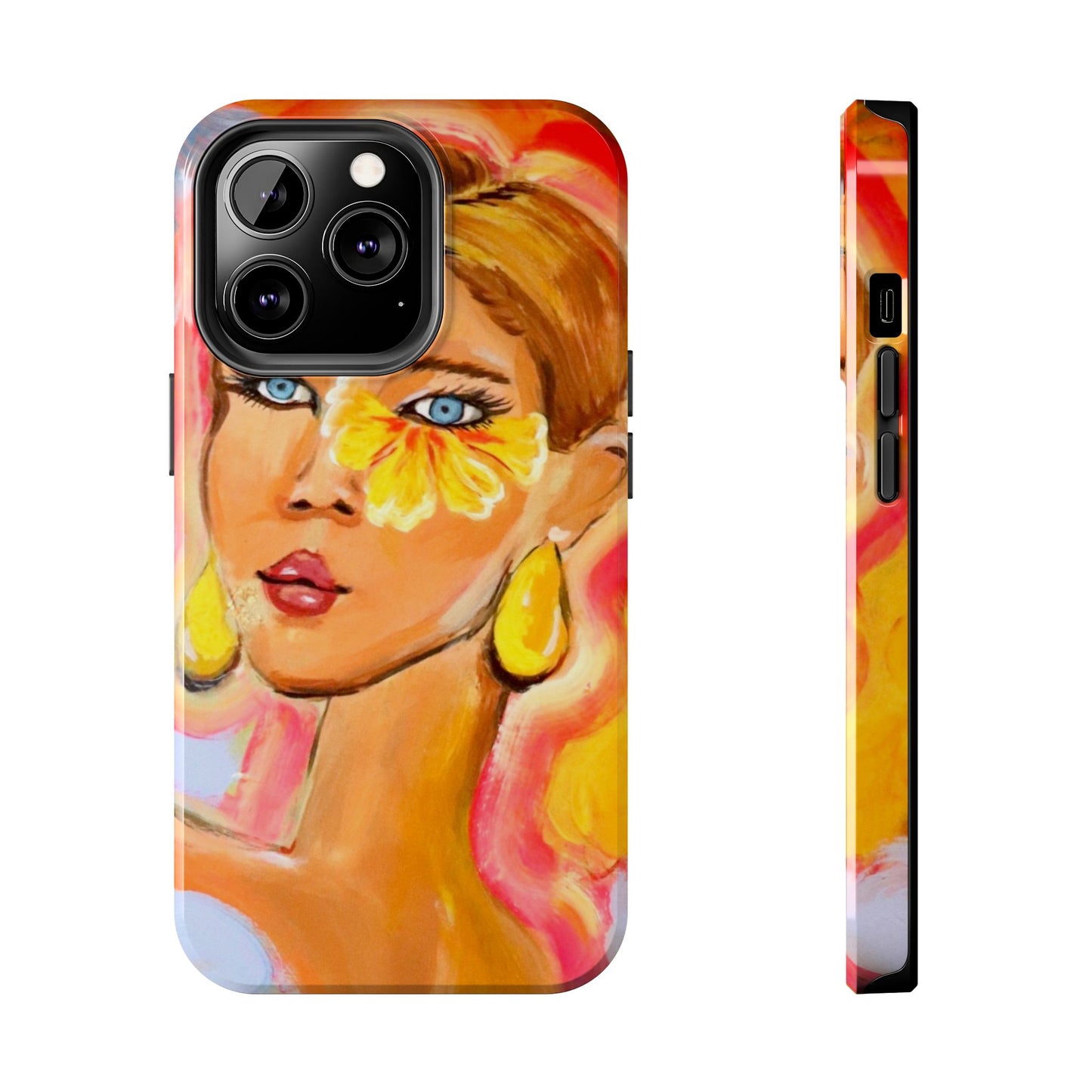 Tough Phone Case — Sunlit Portrait Art Design