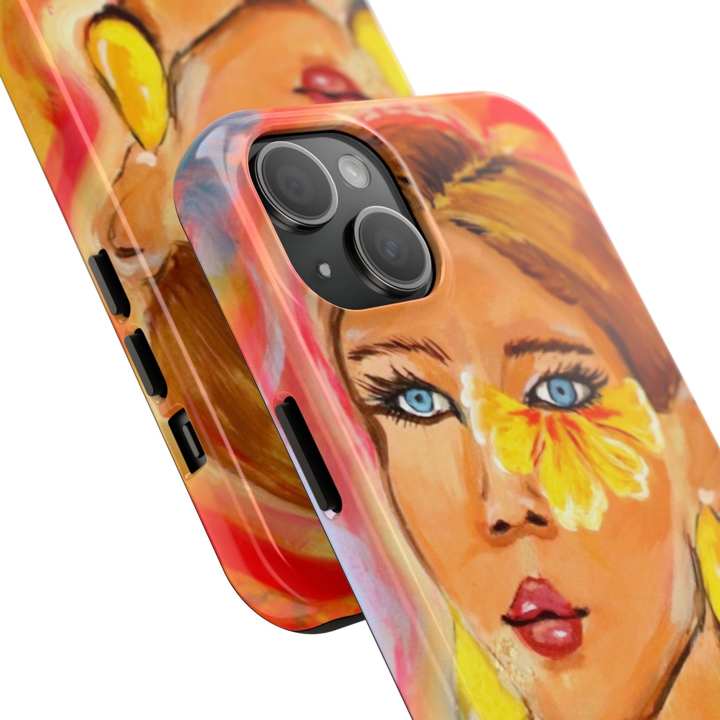 Tough Phone Case — Sunlit Portrait Art Design