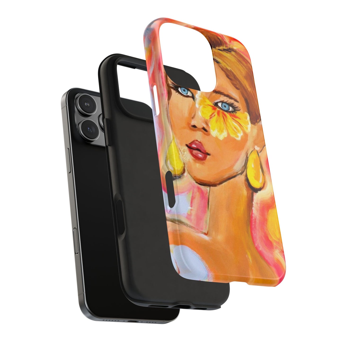 Tough Phone Case — Sunlit Portrait Art Design