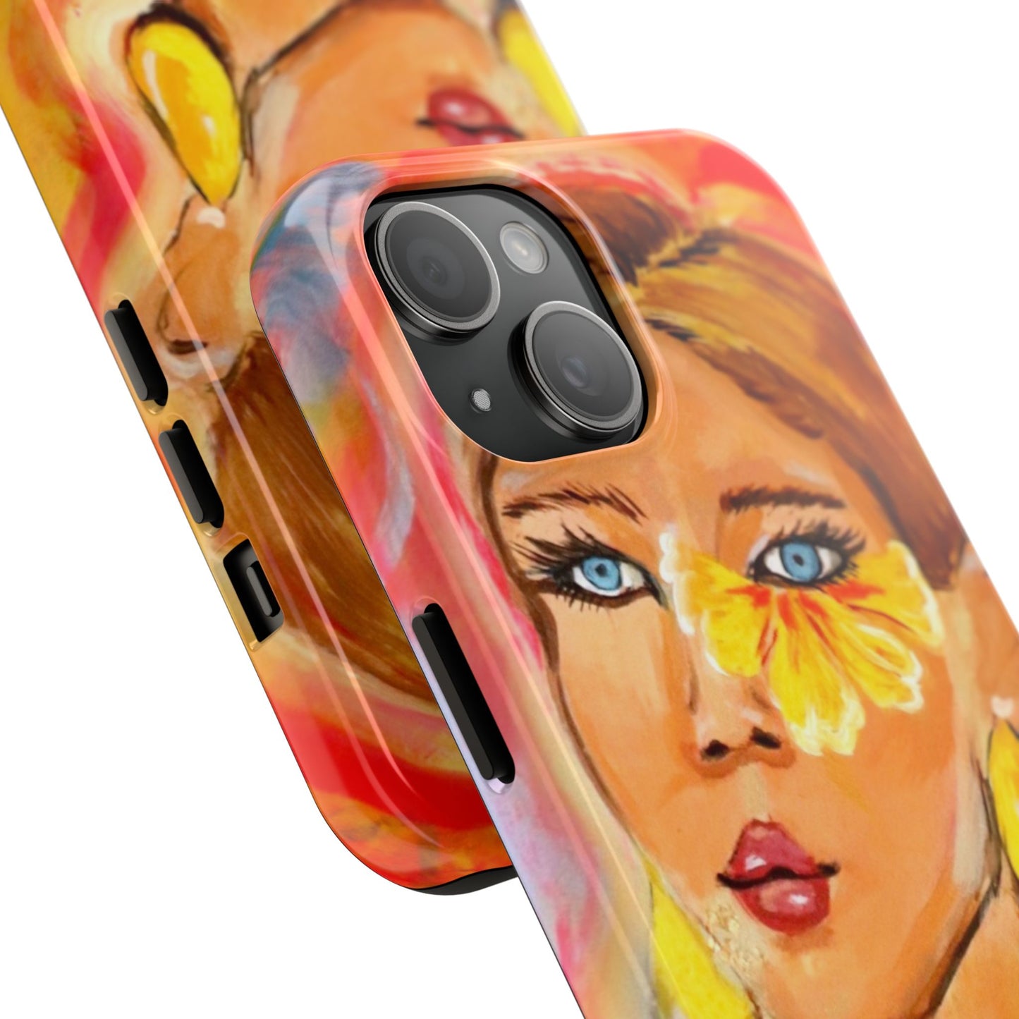 Tough Phone Case — Sunlit Portrait Art Design