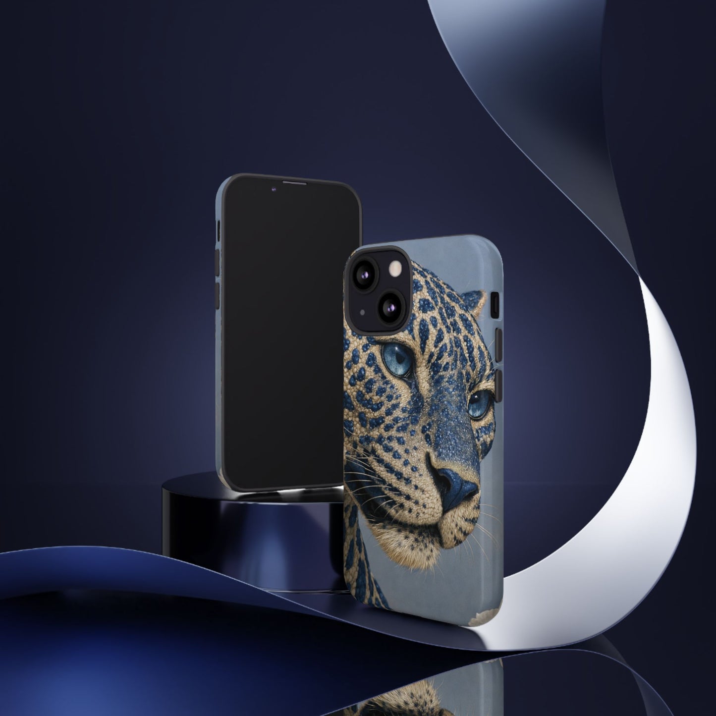 Blue Jaguar Art Protective Cover