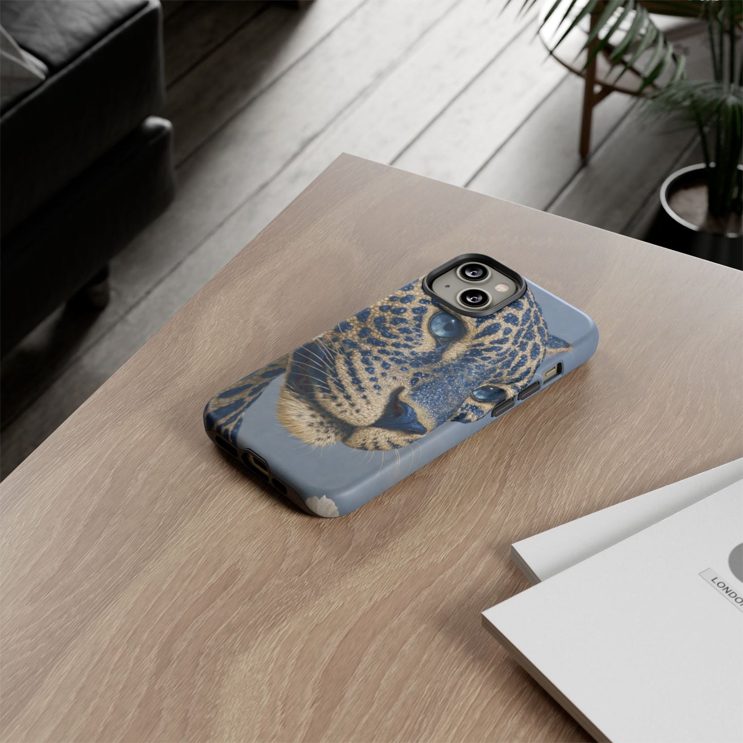 Blue Jaguar Art Protective Cover
