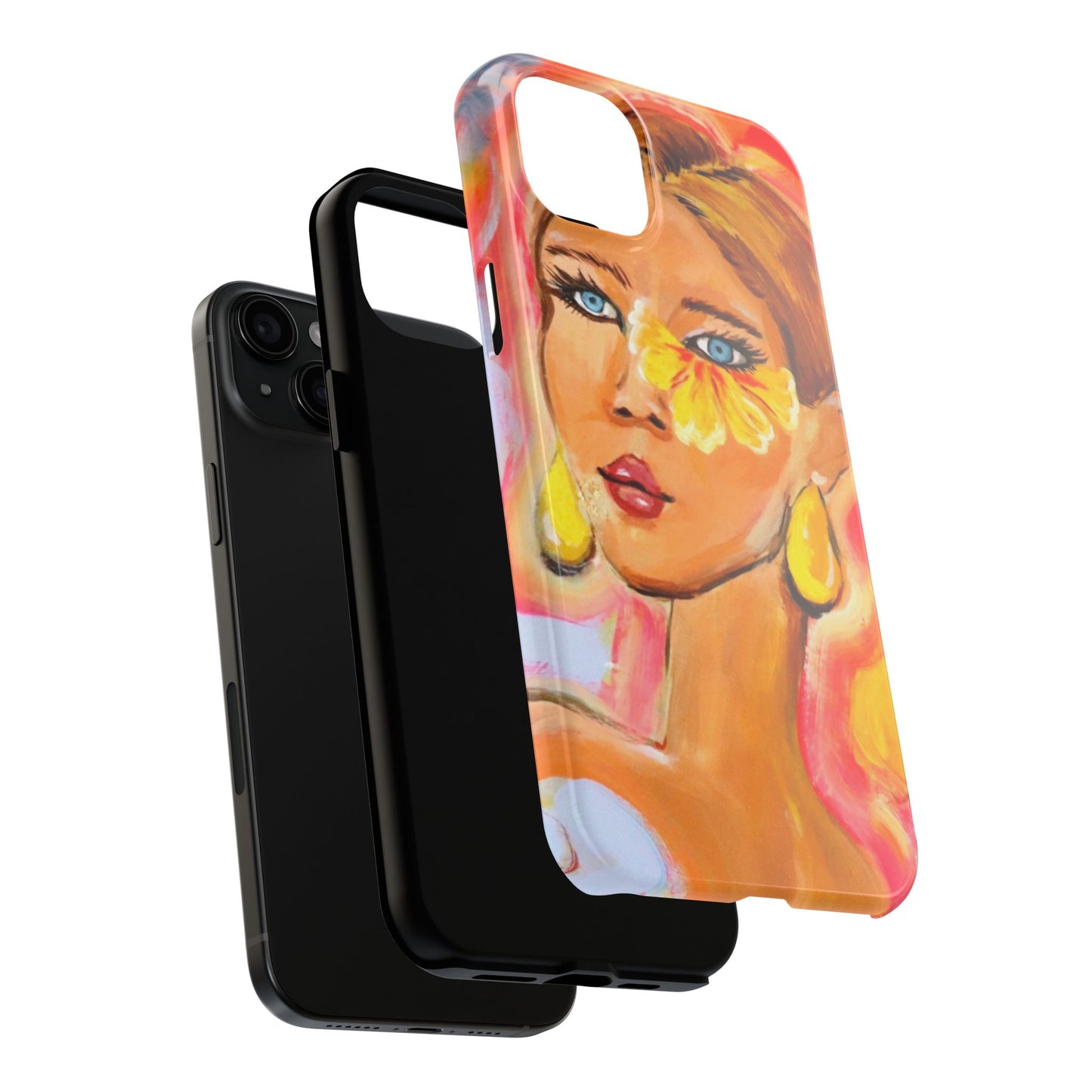 Tough Phone Case — Sunlit Portrait Art Design