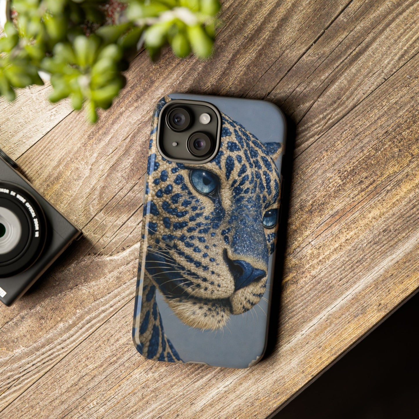 Blue Jaguar Art Protective Cover