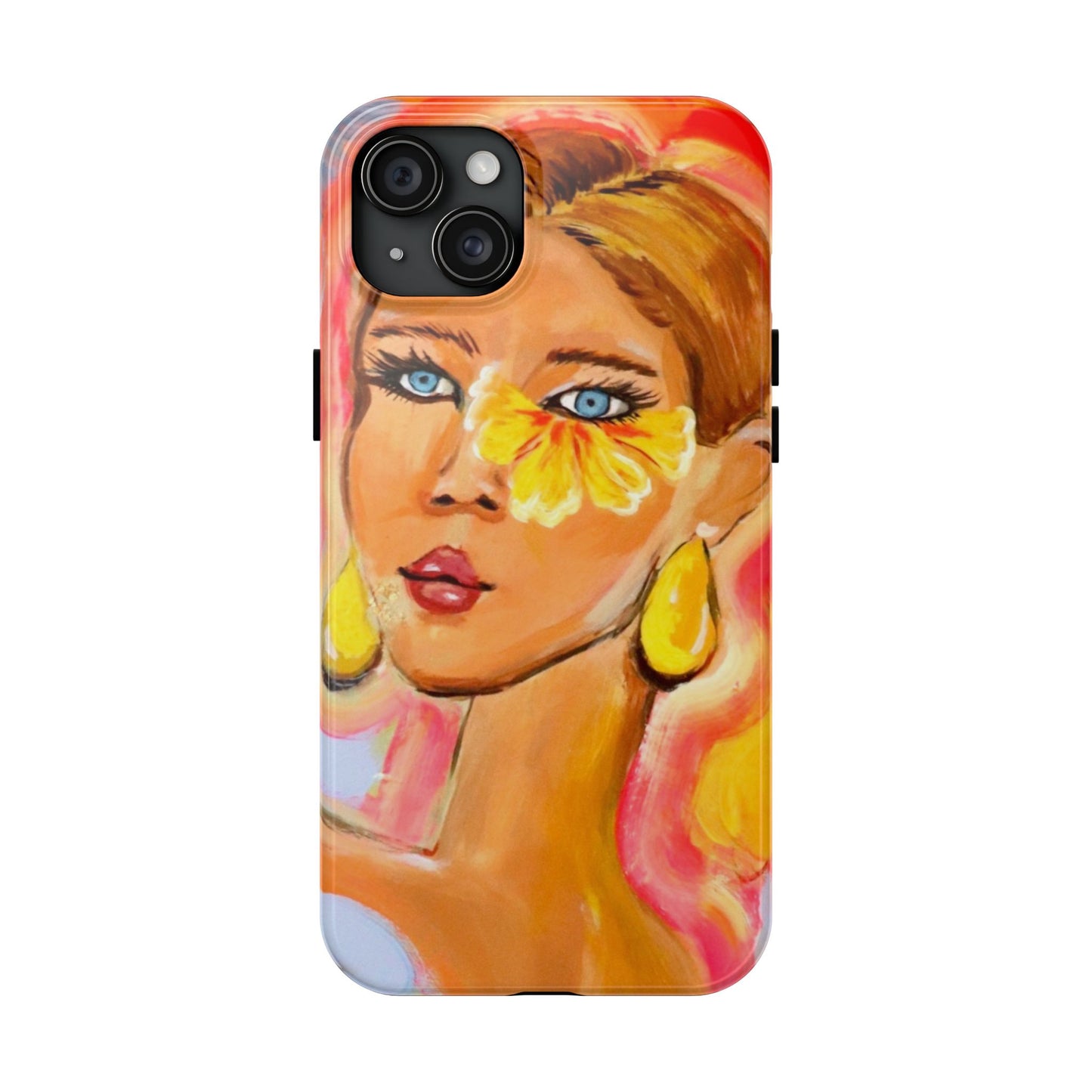 Tough Phone Case — Sunlit Portrait Art Design