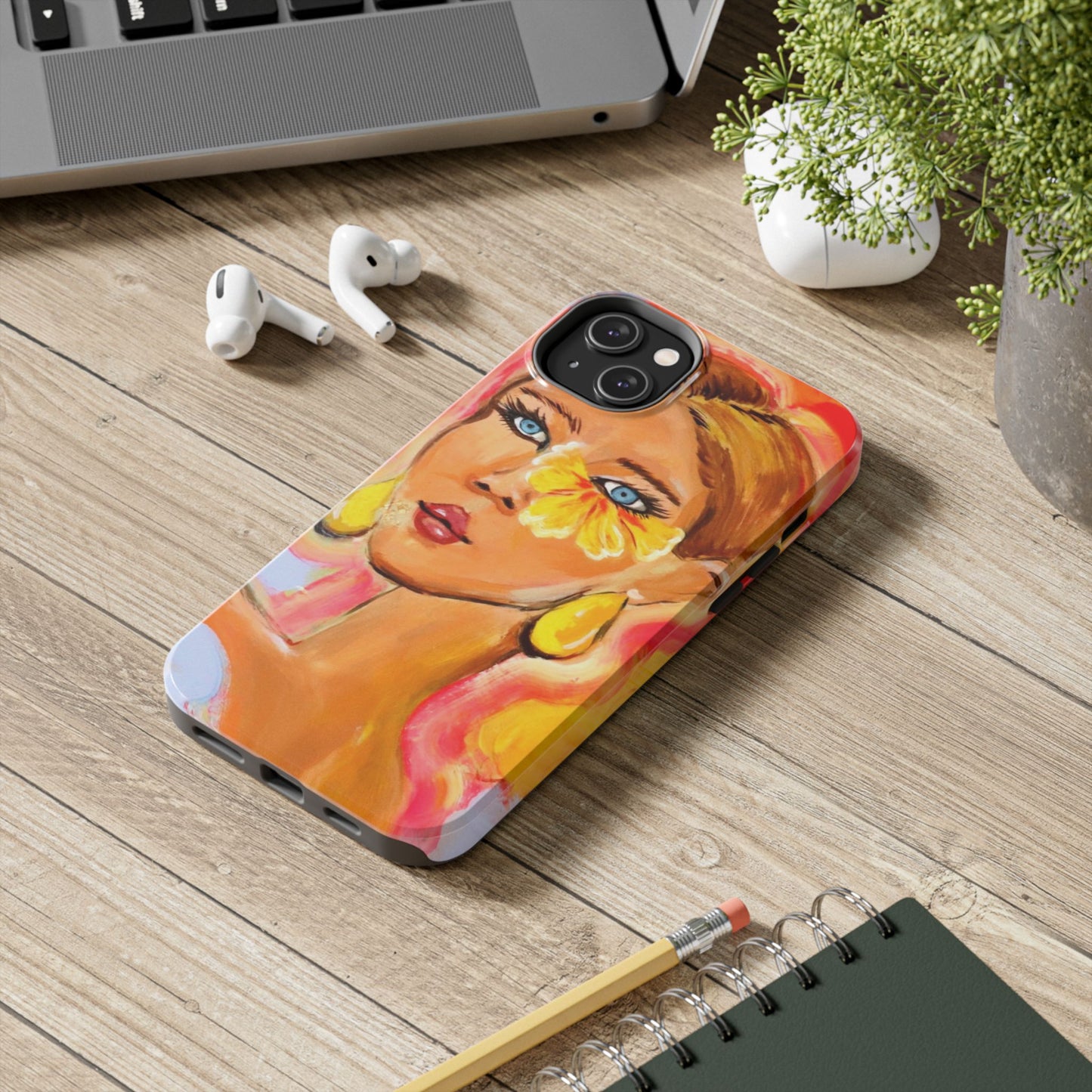 Tough Phone Case — Sunlit Portrait Art Design