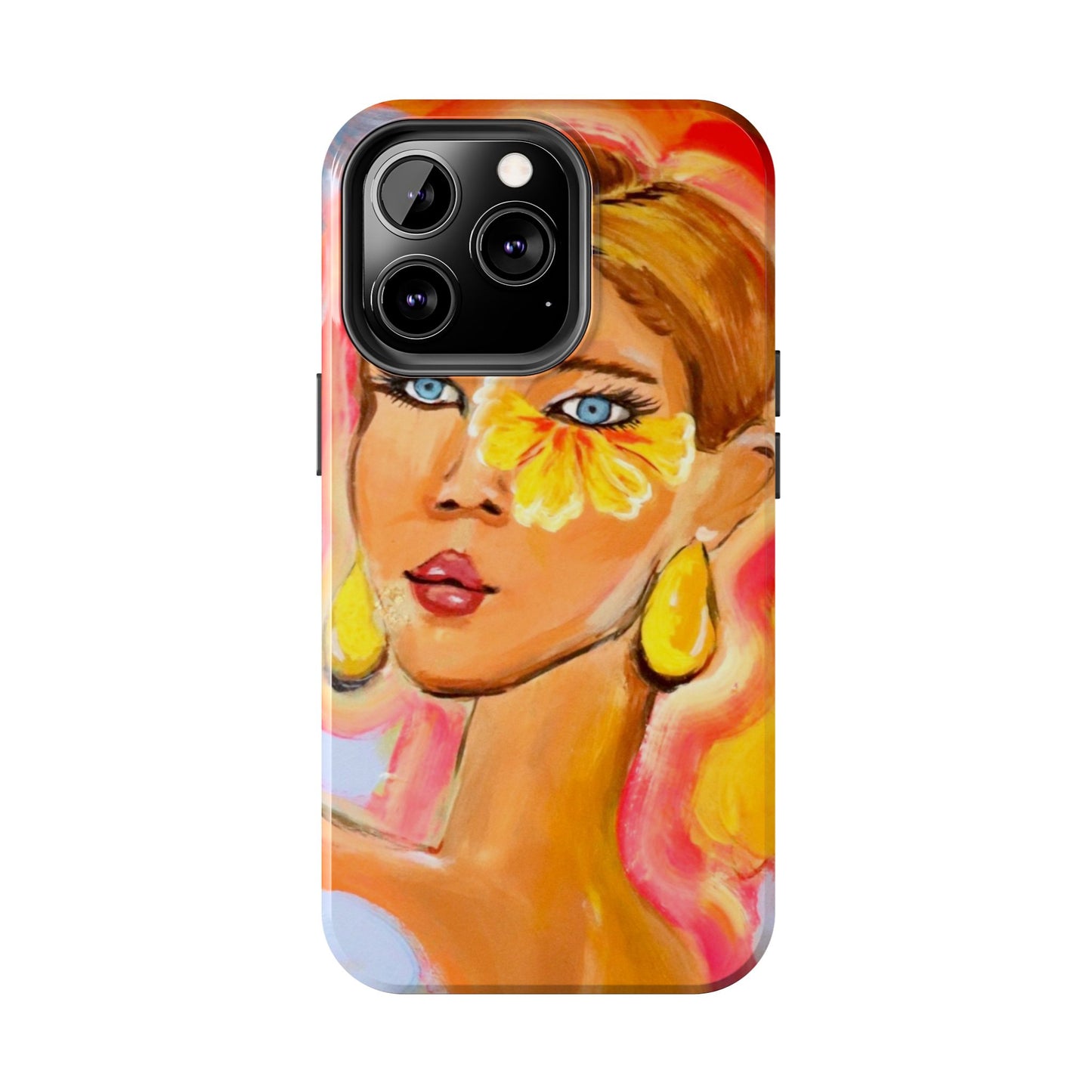 Tough Phone Case — Sunlit Portrait Art Design