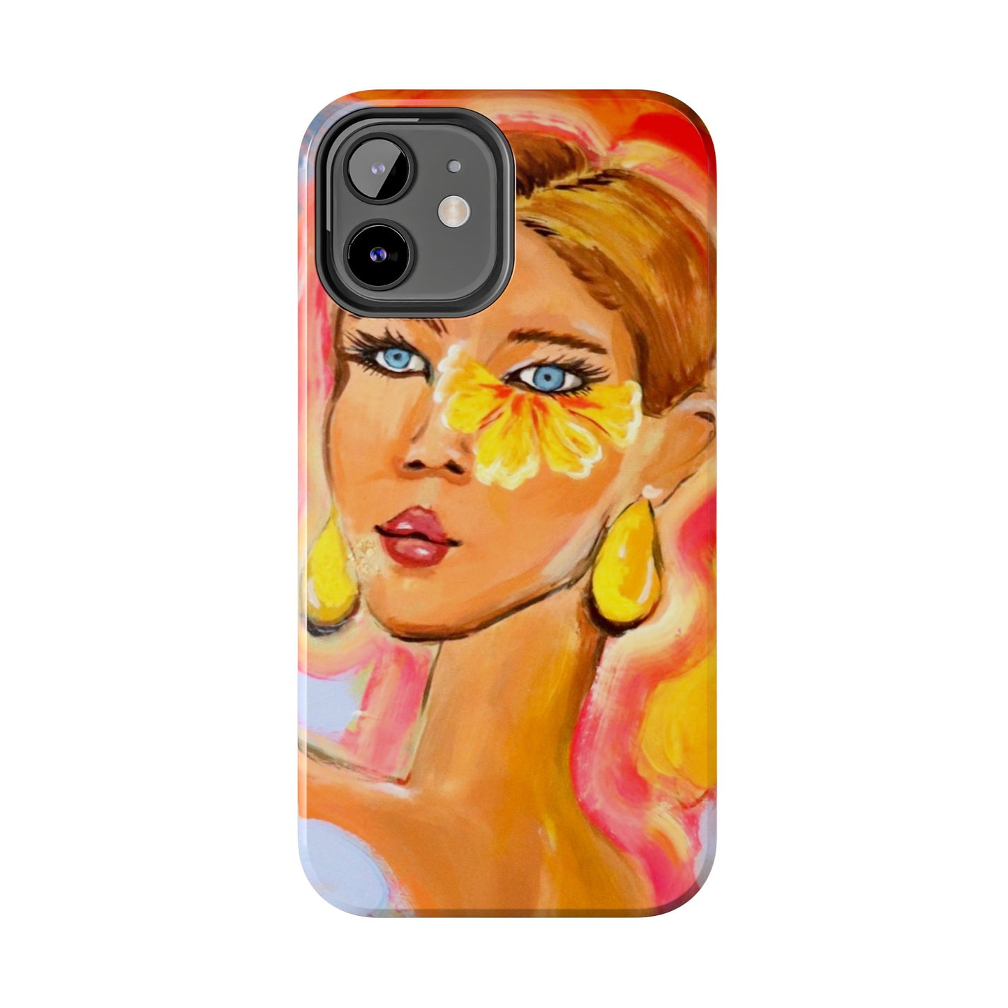 Tough Phone Case — Sunlit Portrait Art Design