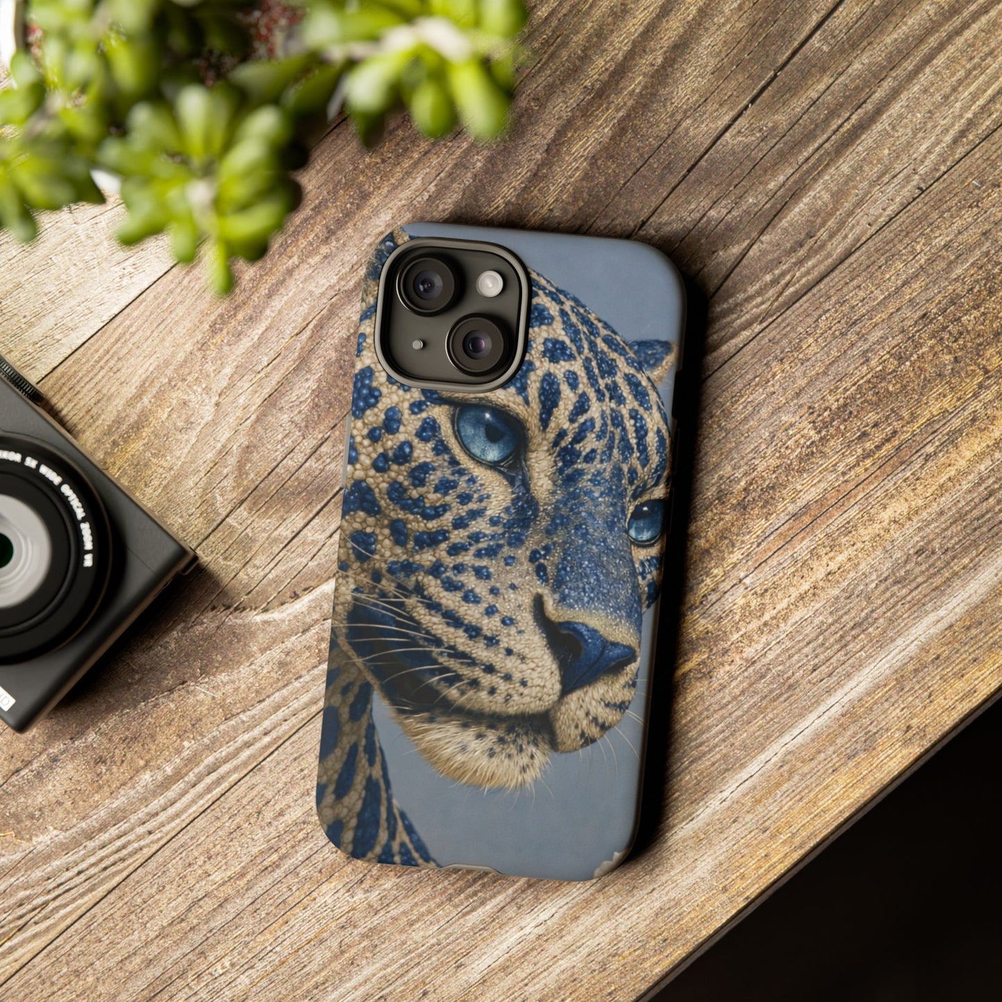 Blue Jaguar Art Protective Cover