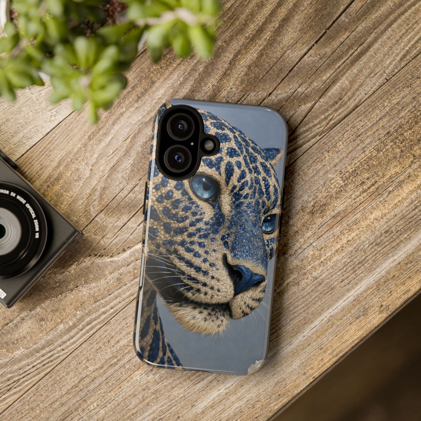 Blue Jaguar Art Protective Cover