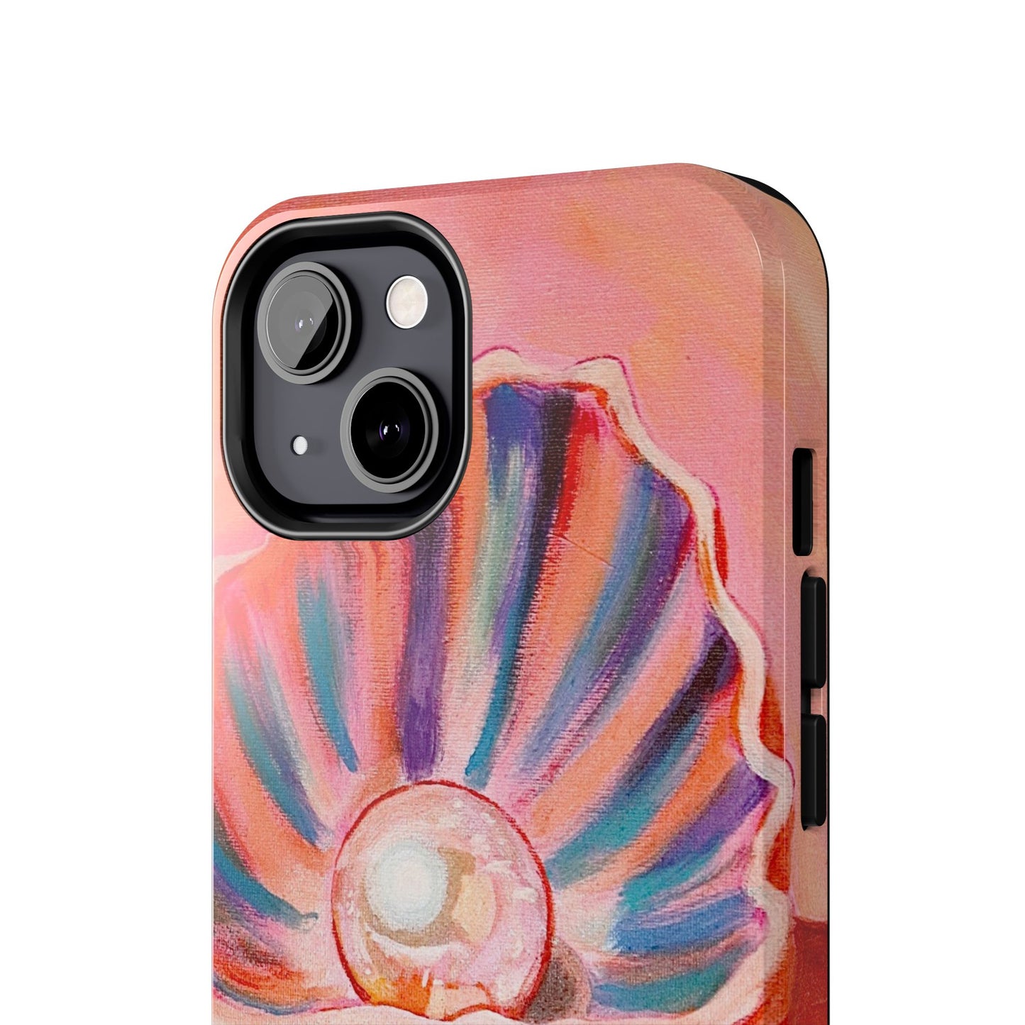 Pearl Shell Paiting — Pink Seashell Art iPhone Cover