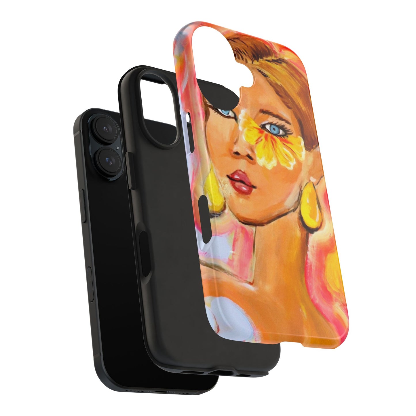 Tough Phone Case — Sunlit Portrait Art Design
