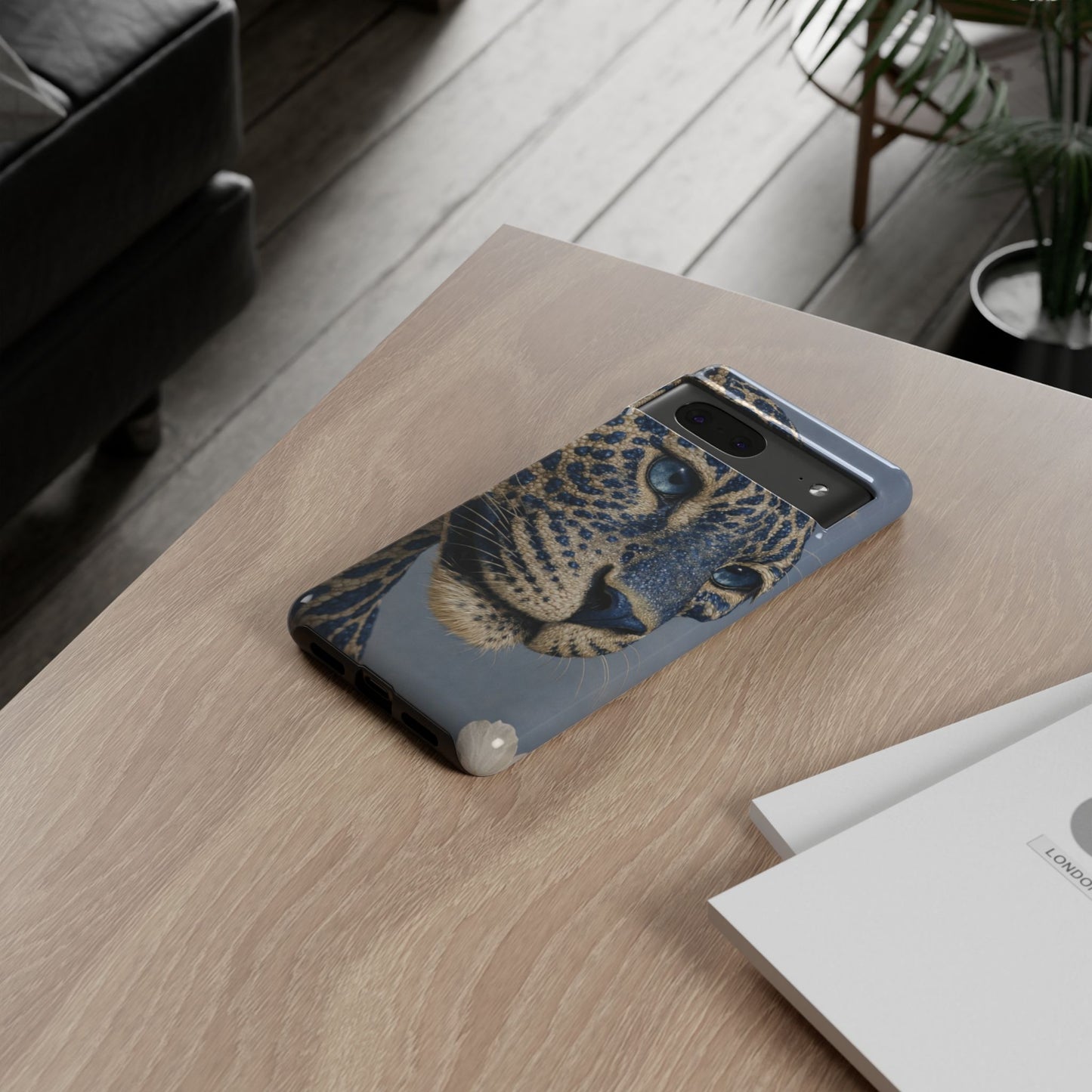 Blue Jaguar Art Protective Cover