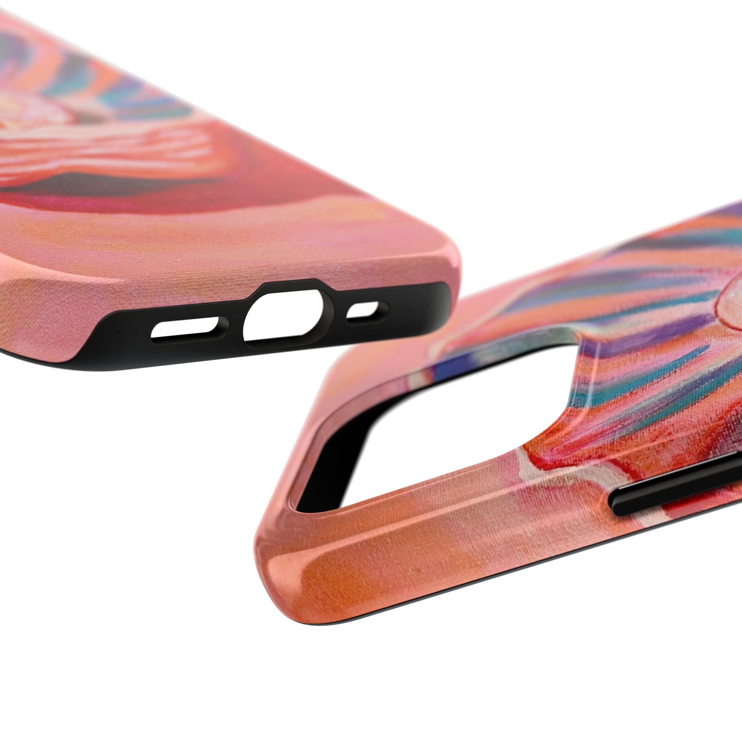 Pearl Shell Paiting — Pink Seashell Art iPhone Cover