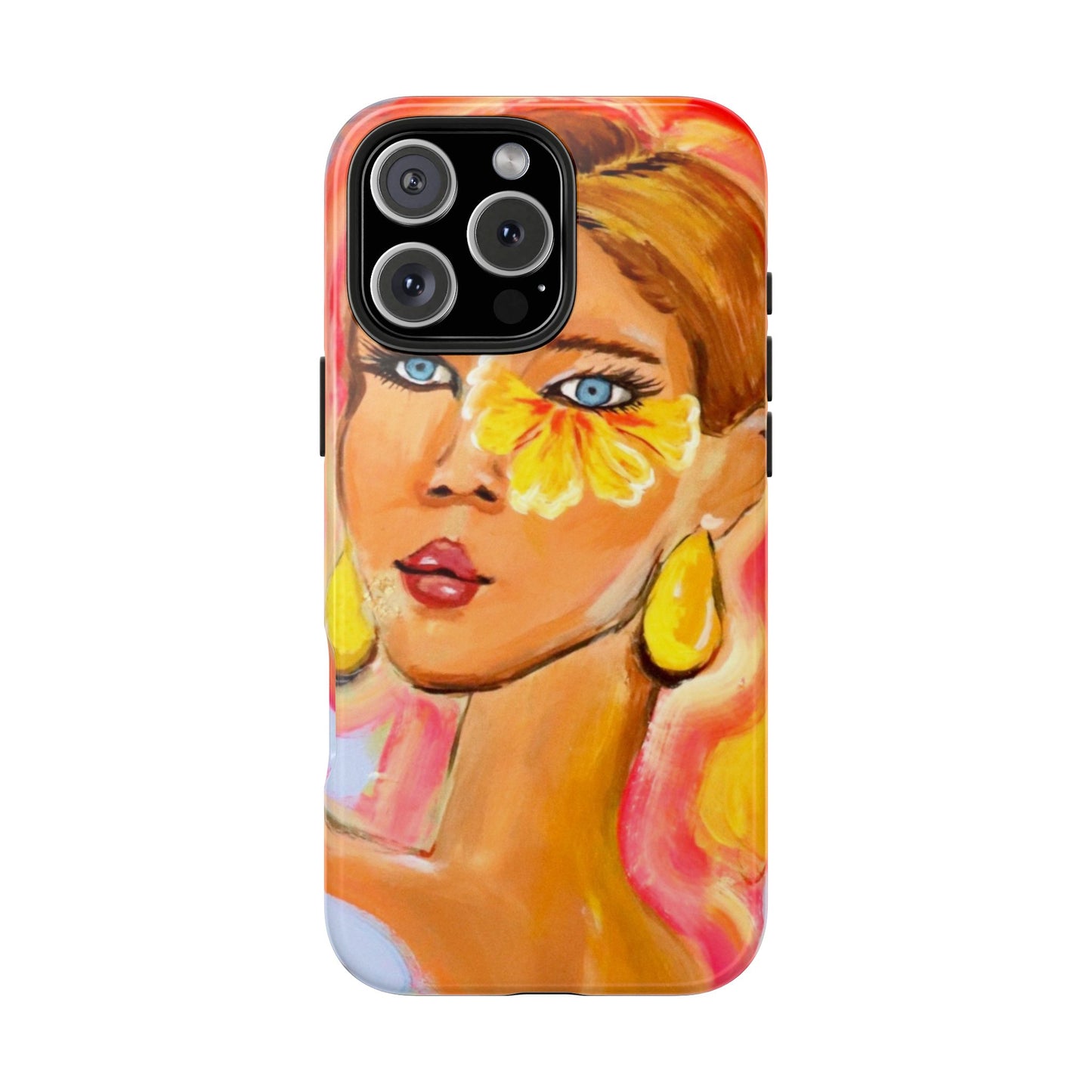 Tough Phone Case — Sunlit Portrait Art Design
