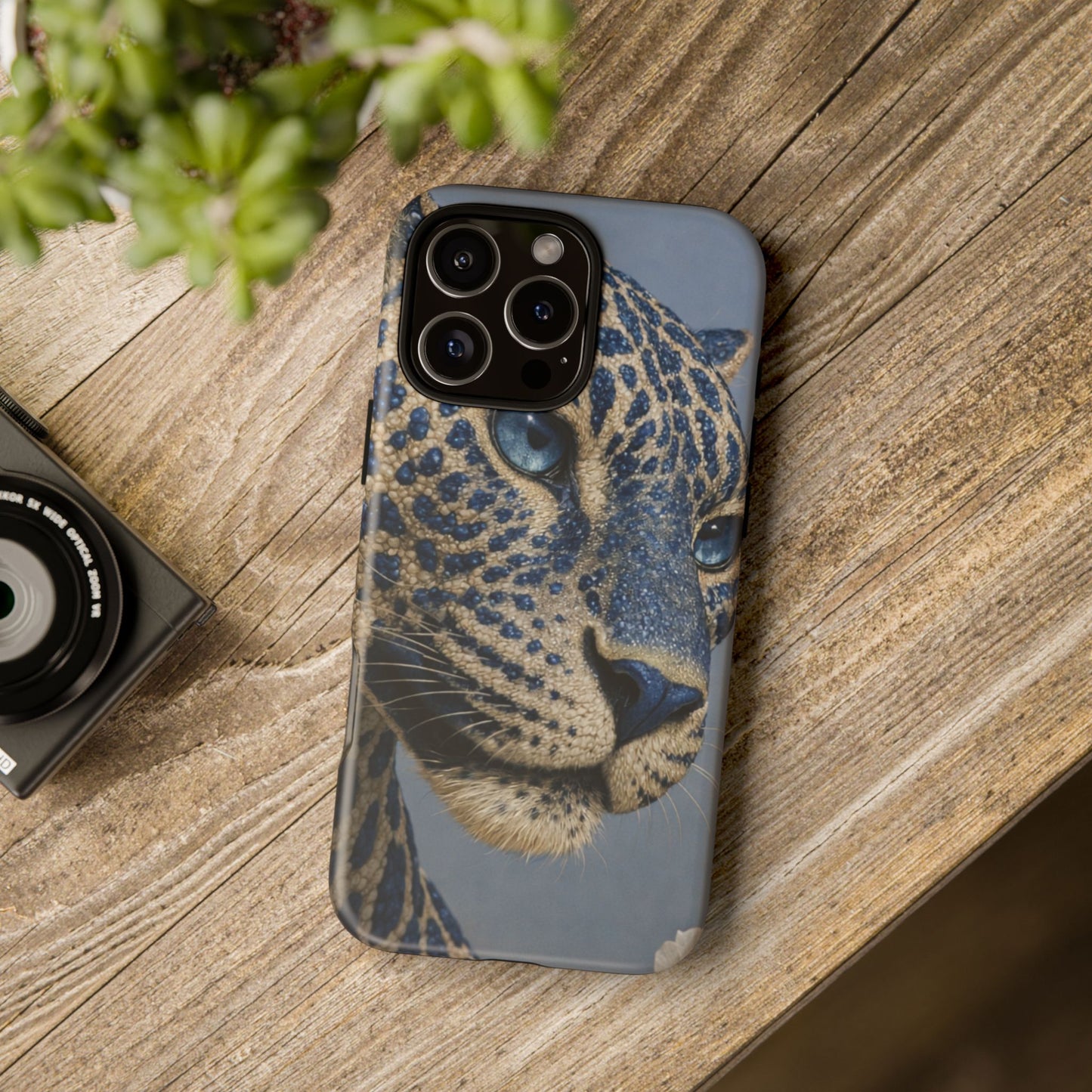 Blue Jaguar Art Protective Cover
