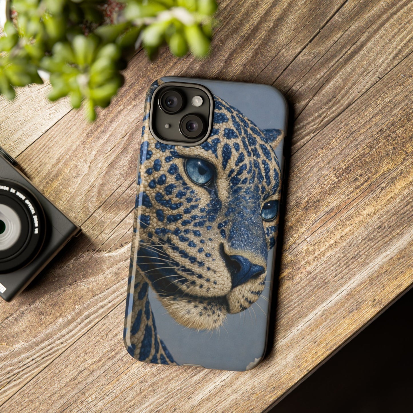 Blue Jaguar Art Protective Cover