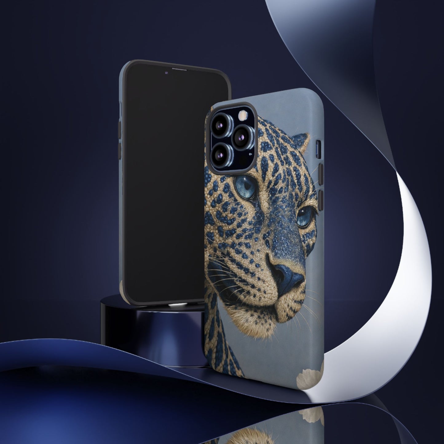 Blue Jaguar Art Protective Cover