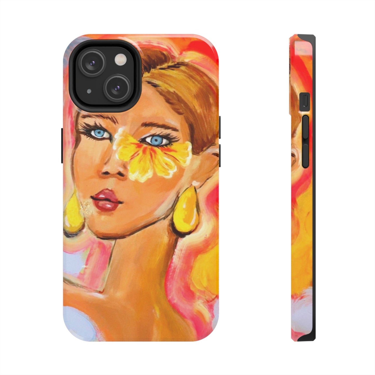 Tough Phone Case — Sunlit Portrait Art Design