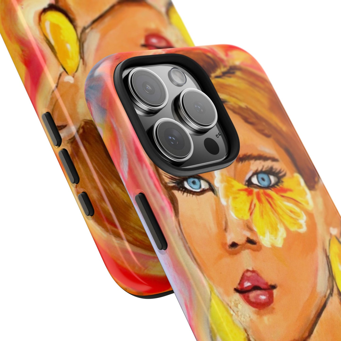 Tough Phone Case — Sunlit Portrait Art Design