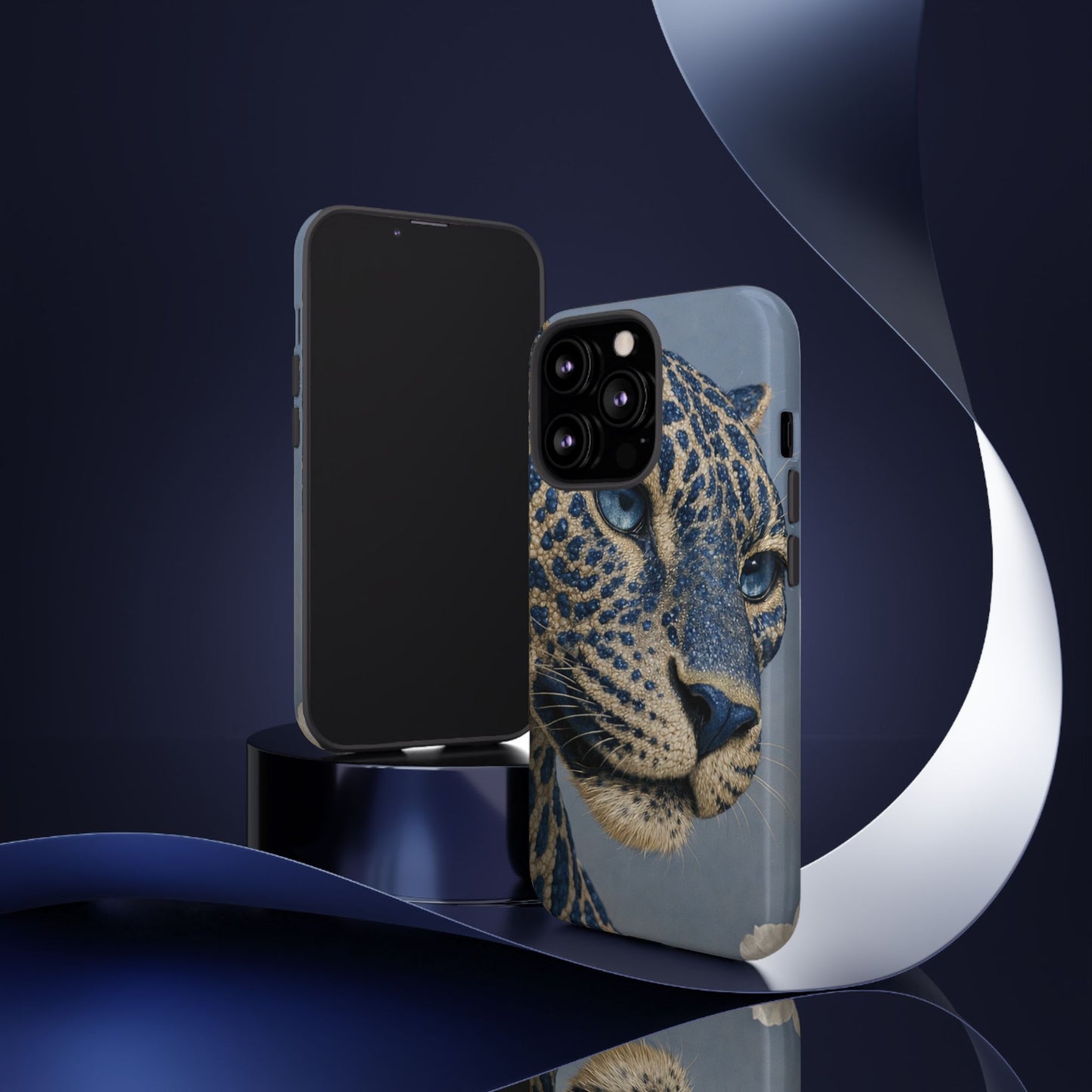 Blue Jaguar Art Protective Cover