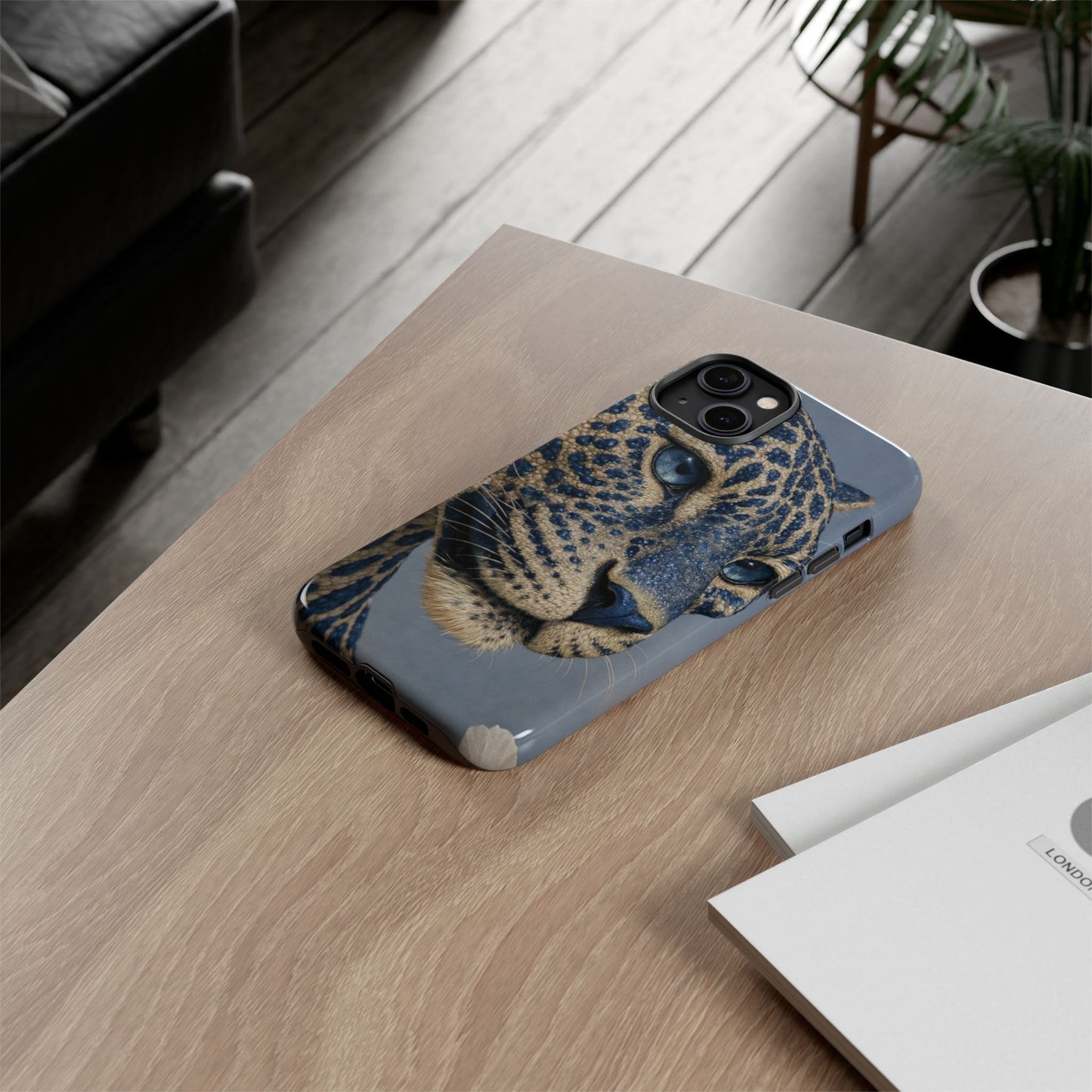 Blue Jaguar Art Protective Cover