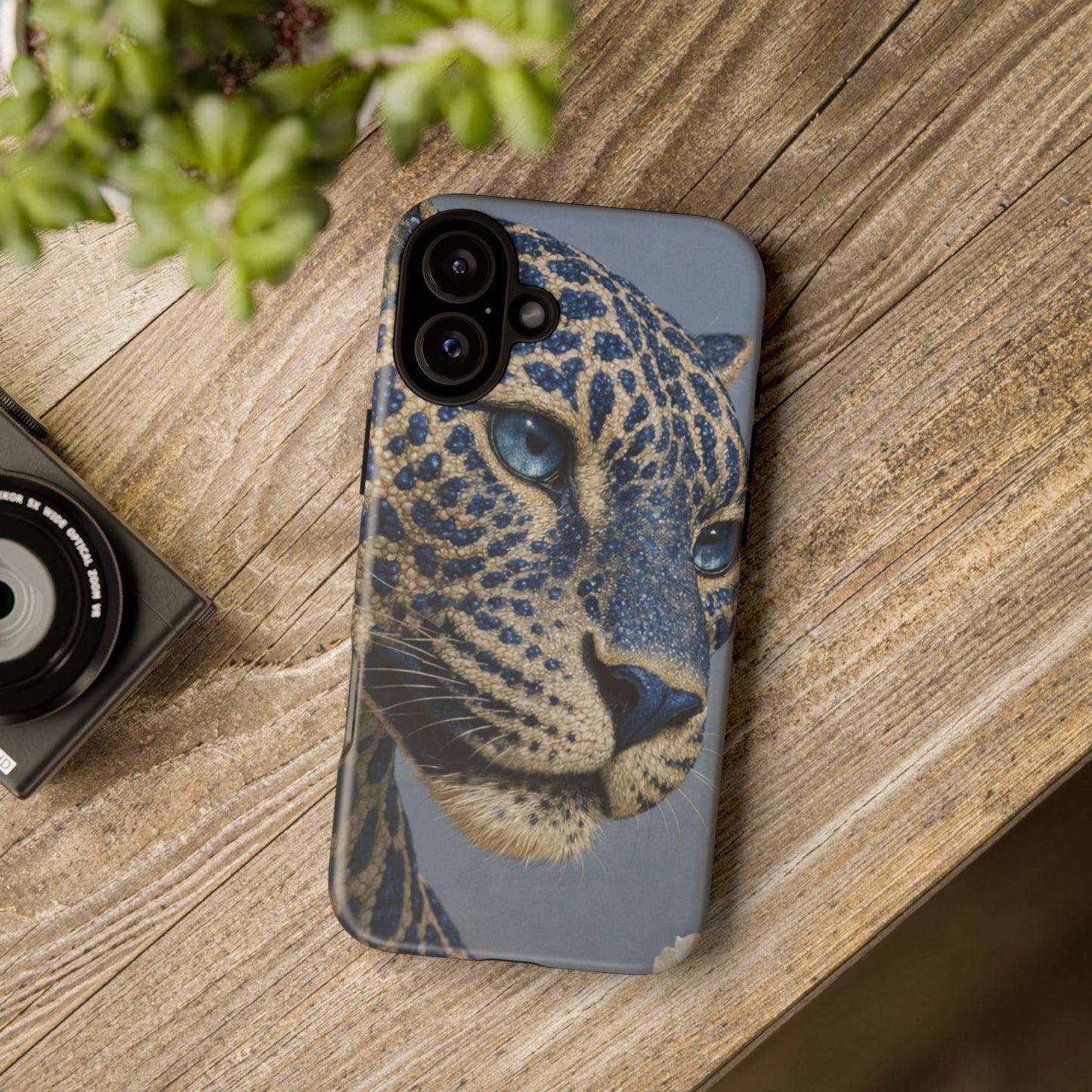 Blue Jaguar Art Protective Cover