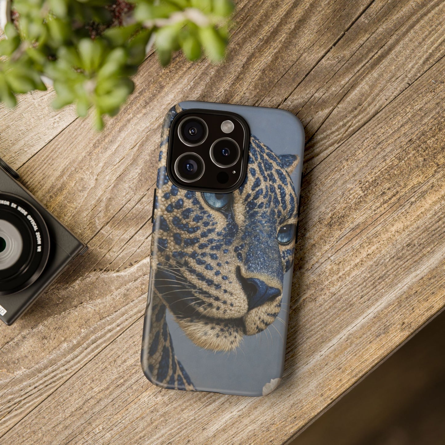 Blue Jaguar Art Protective Cover