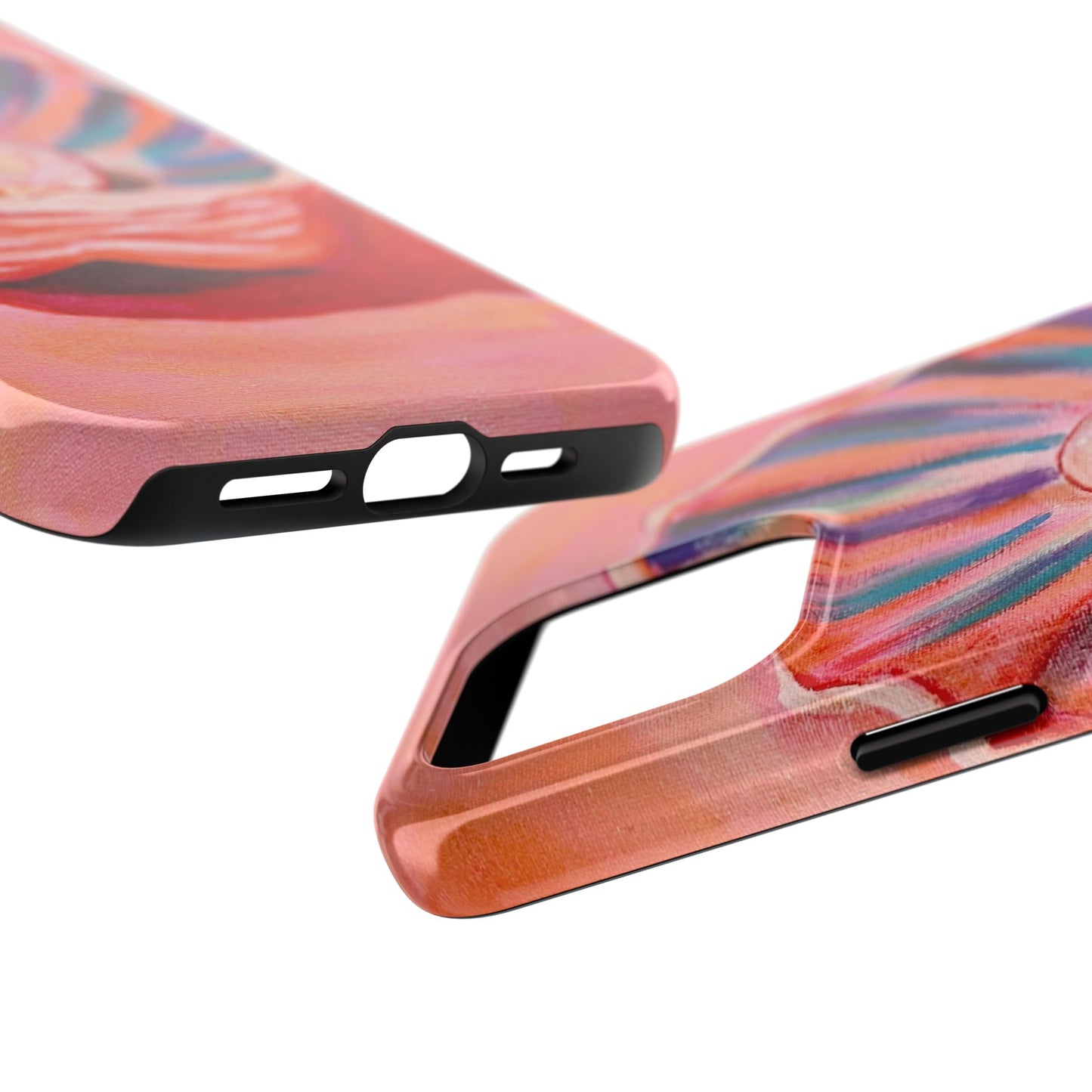 Pearl Shell Paiting — Pink Seashell Art iPhone Cover