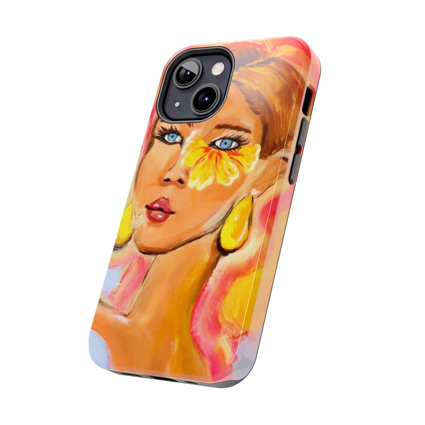 Tough Phone Case — Sunlit Portrait Art Design