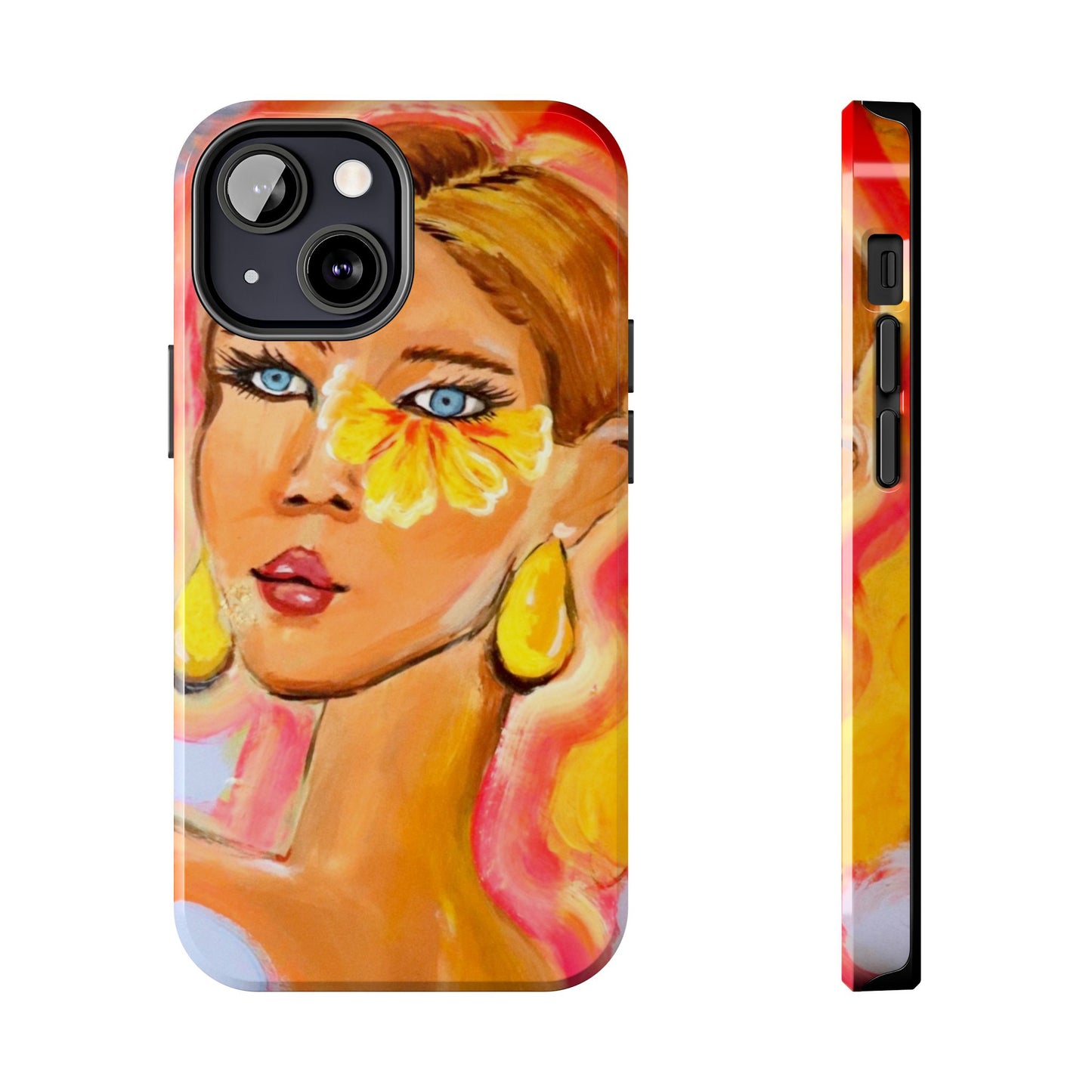 Tough Phone Case — Sunlit Portrait Art Design