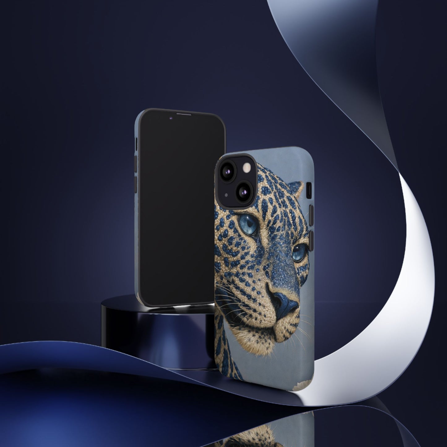 Blue Jaguar Art Protective Cover