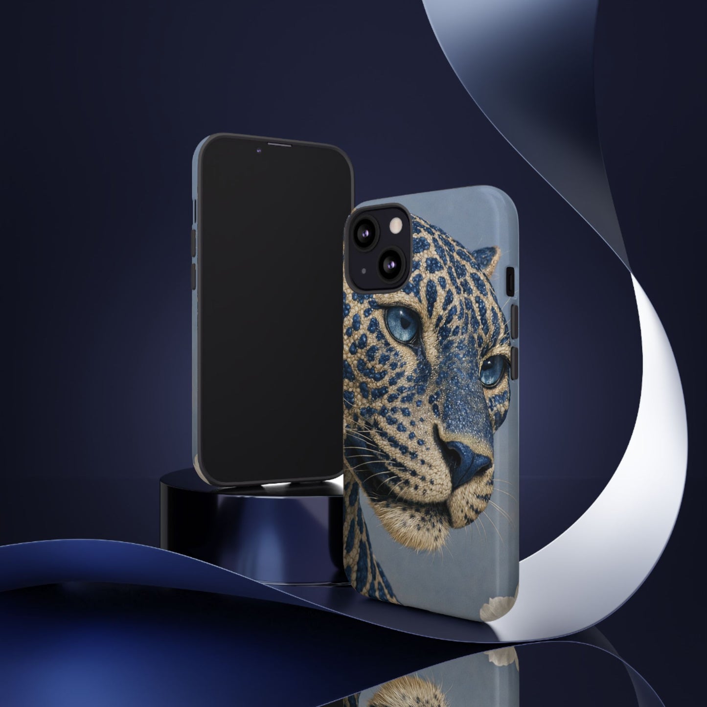 Blue Jaguar Art Protective Cover