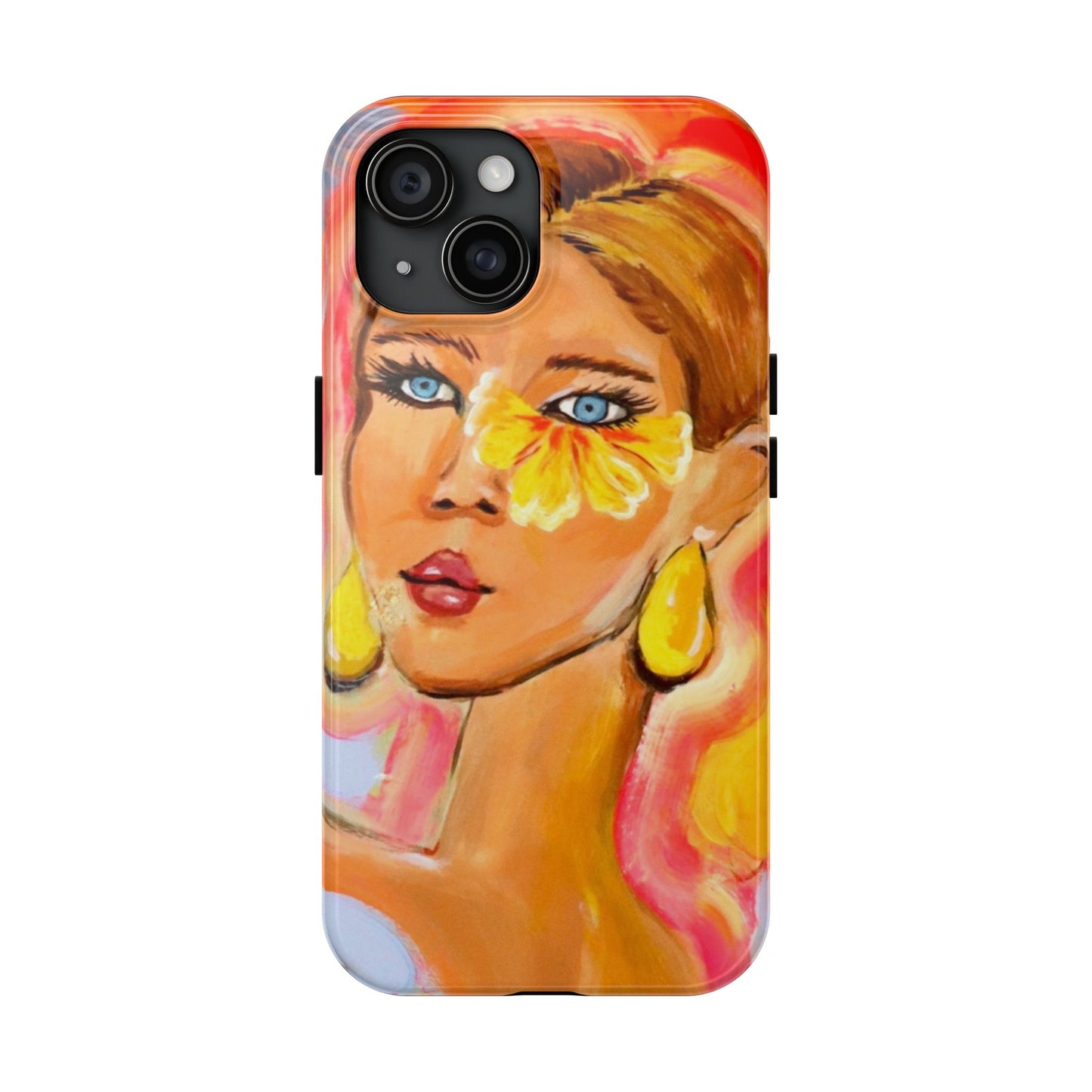Tough Phone Case — Sunlit Portrait Art Design