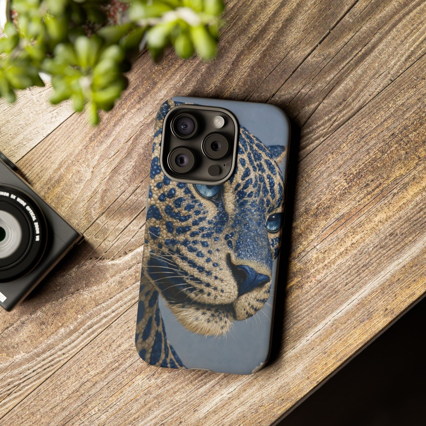 Blue Jaguar Art Protective Cover