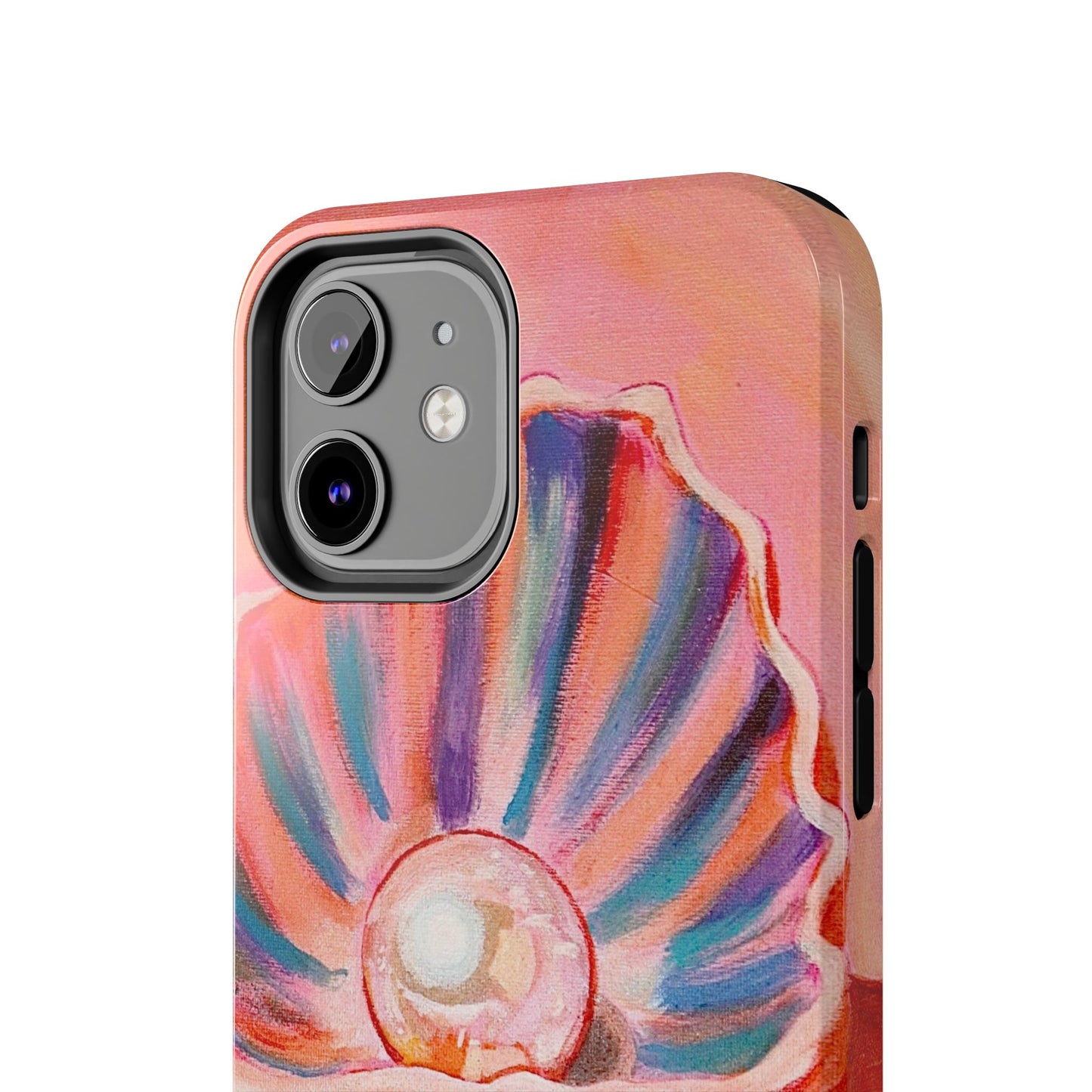Pearl Shell Paiting — Pink Seashell Art iPhone Cover