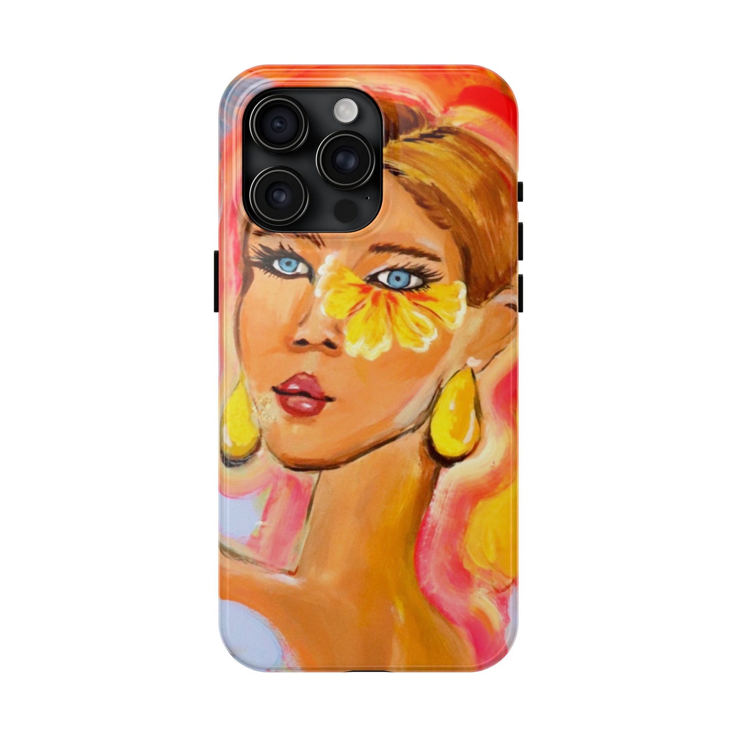 Tough Phone Case — Sunlit Portrait Art Design