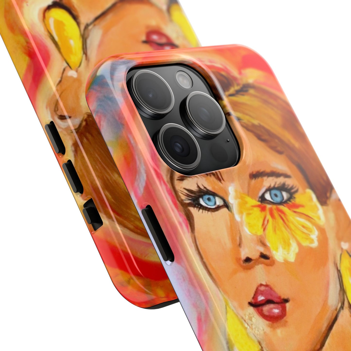 Tough Phone Case — Sunlit Portrait Art Design